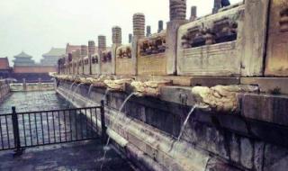 故宫九龙吐水景观再现 故宫九龙吐水景观再现